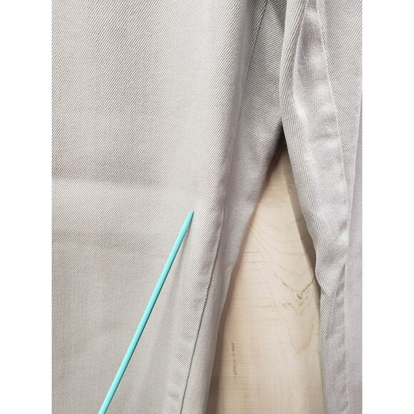 NYDJ Alina Pants, Light Gray, Pull On Ankle, Stretch, Size 12, Lift Tuck, SPOT - Picture 2 of 9